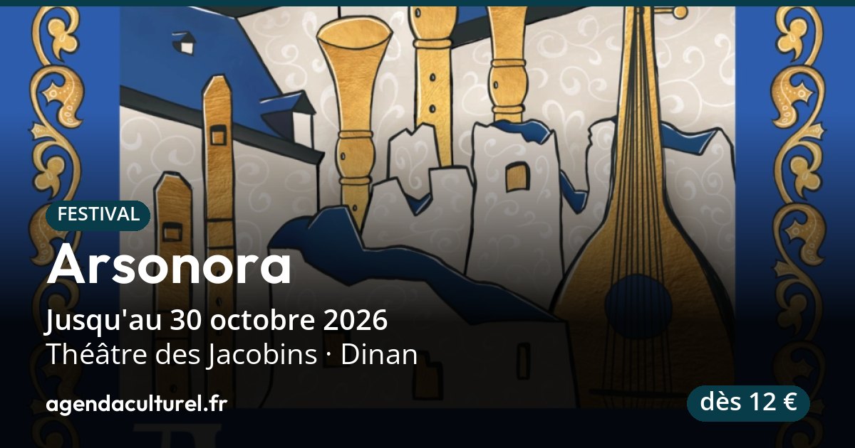 Festival Arsonora 2026 Dinan programme