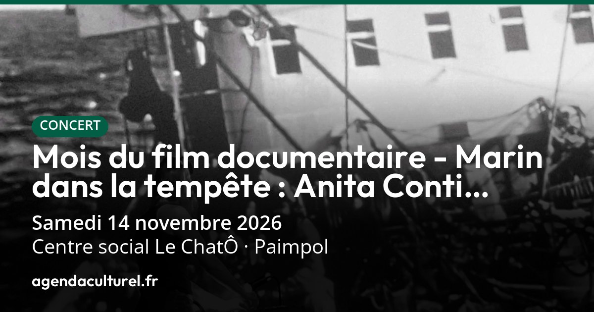 Mois du film documentaire à Paimpol le 14 novembre 2026