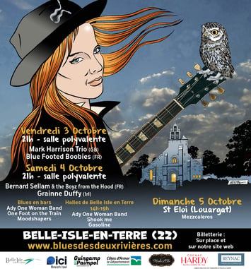 Festival blues des deux rivieres affiche 2025