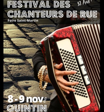 Festival des Chanteurs de Rue 2025 affiche
