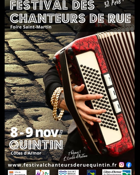 Festival des Chanteurs de Rue 2025 affiche