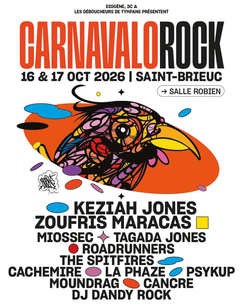 Carnavalorock affiche 2026