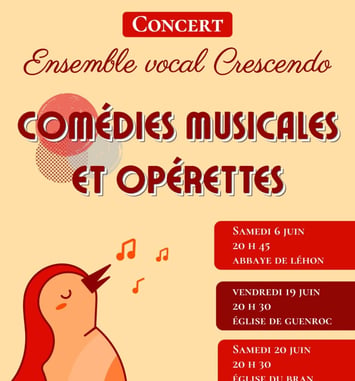Ensemble Vocal Crescendo : medleys de comédies musicales et chœurs d'opérettes