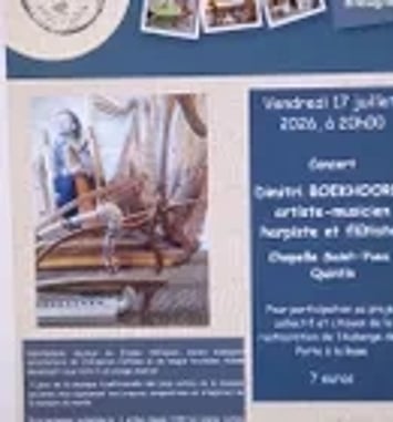 Dimitri Boekhoorn, Artiste-Musicien Harpiste et Flûtiste