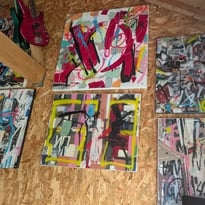 Exposition de Francis Formont (Peintures, collages)