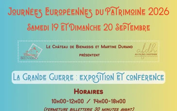 La Grande Guerre : Exposition et Conférence