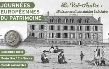Projection & conférence, Le Val-André, naissance d'une station balnéaire