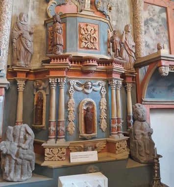 La chapelle de Rosquelfen et son enclos