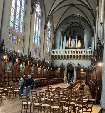 Déambulation en musique dans la chapelle du Bon Sauveur