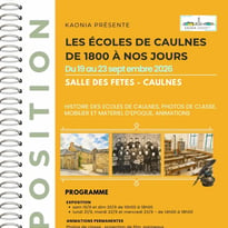 Exposition sur les écoles de Caulnes, de 1800 à nos jours.