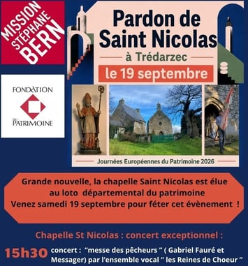 Fêter le Loto du patrimoine à la Chapelle Saint Nicolas