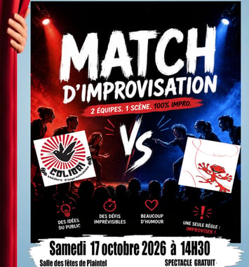 Match d'improvisation entre le Colibri de St Brieuc et La Lilann de Lannion
