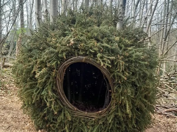 Exposition Land art "Le refuge"