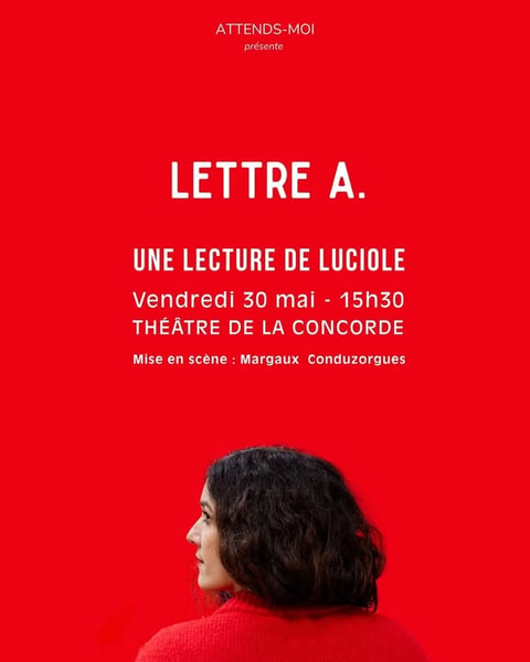 Spectacle - Luciole - Lettre A