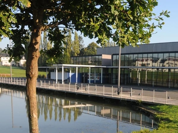 Projection sur le plan d'eau d'Horizon