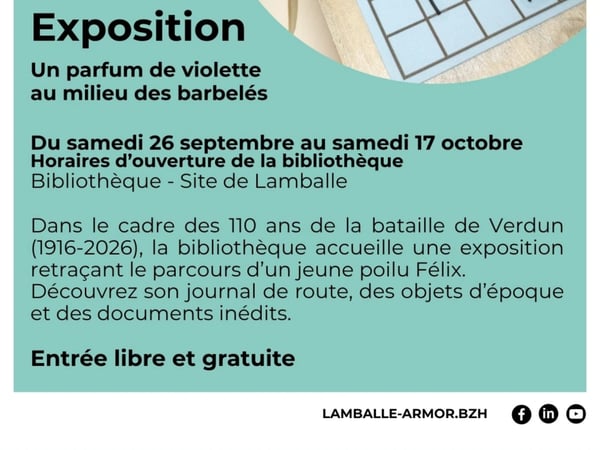 Exposition "Un parfum de violette au milieu des barbelés"
