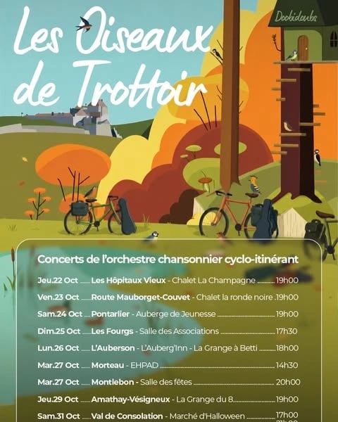 Concert - Les oiseaux de trottoir