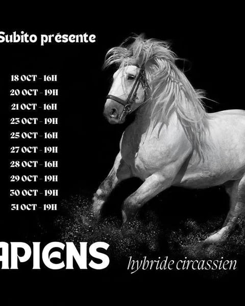 « Sapiens, hybride circassien », par la compagnie Volti subito