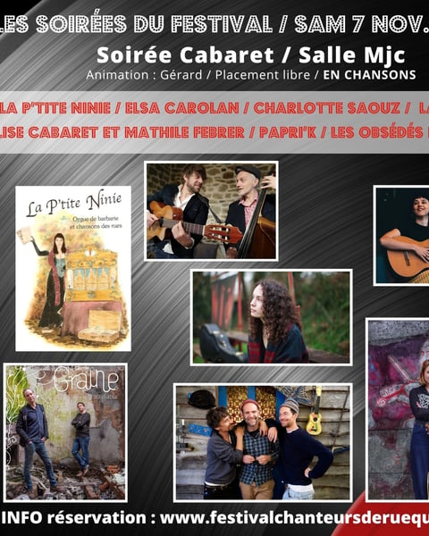 Soirée cabaret en chansons à Quintin