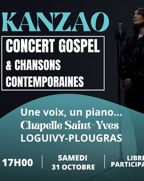 Concert Gospel & Chansons contemporaines à Loguivy-Plougras
